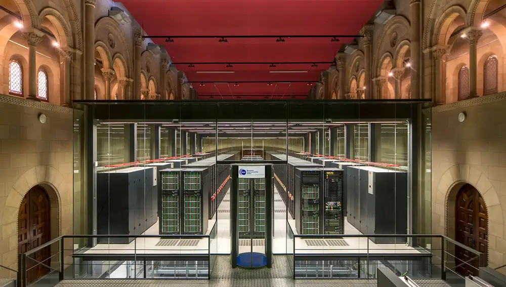 El Centro Nacional de Supercomputación alojará el ordenador cuántico español. Compartirá residencia con la supercomputadora MareNostrum-4, en la foto.