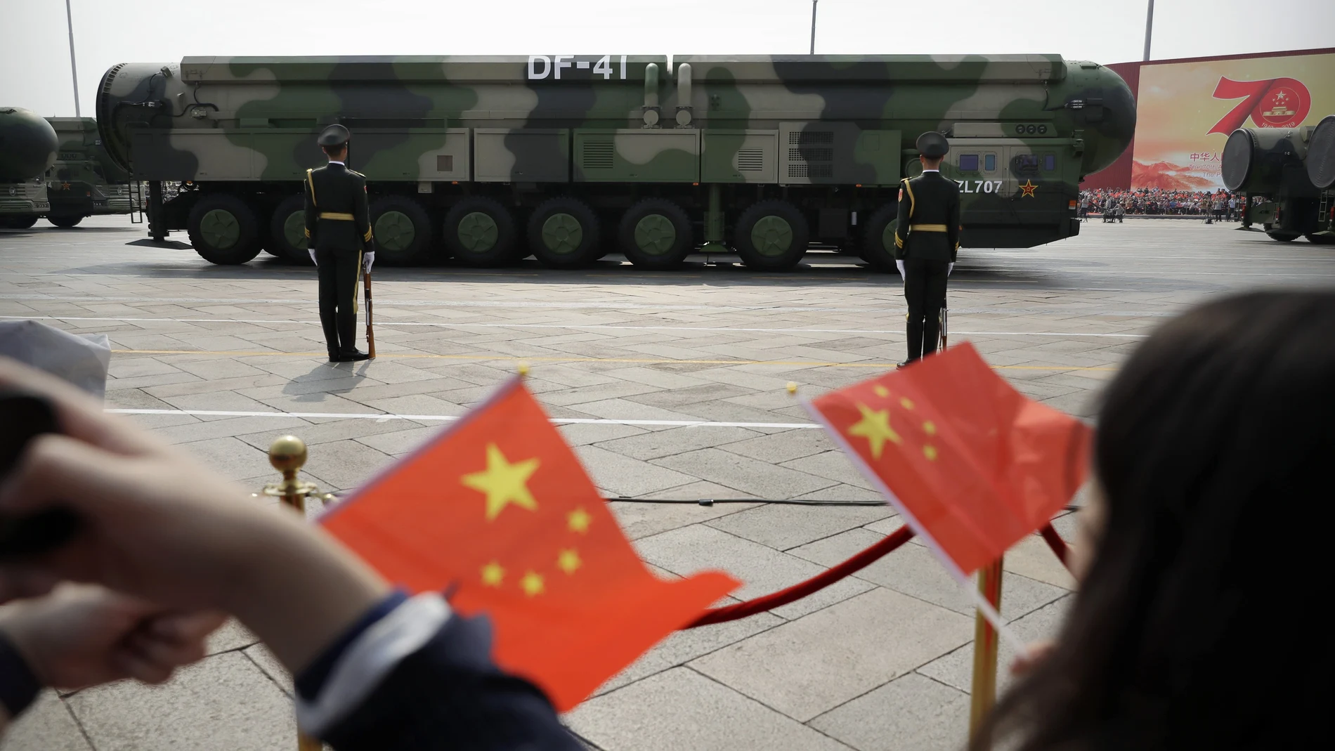 Un misil con capacidad nuclear en un desfile en Pekín