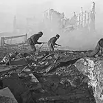 Soldados en Stalingrado