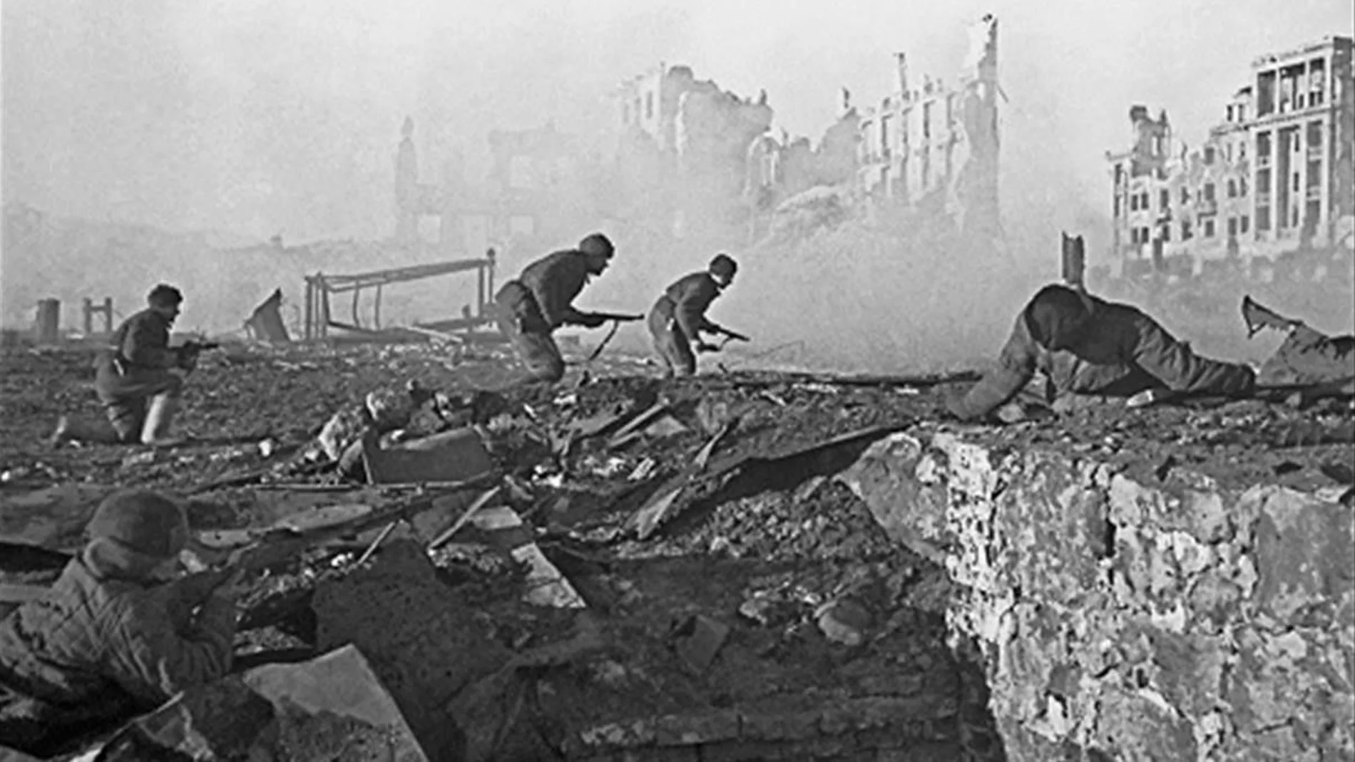 Soldados en Stalingrado