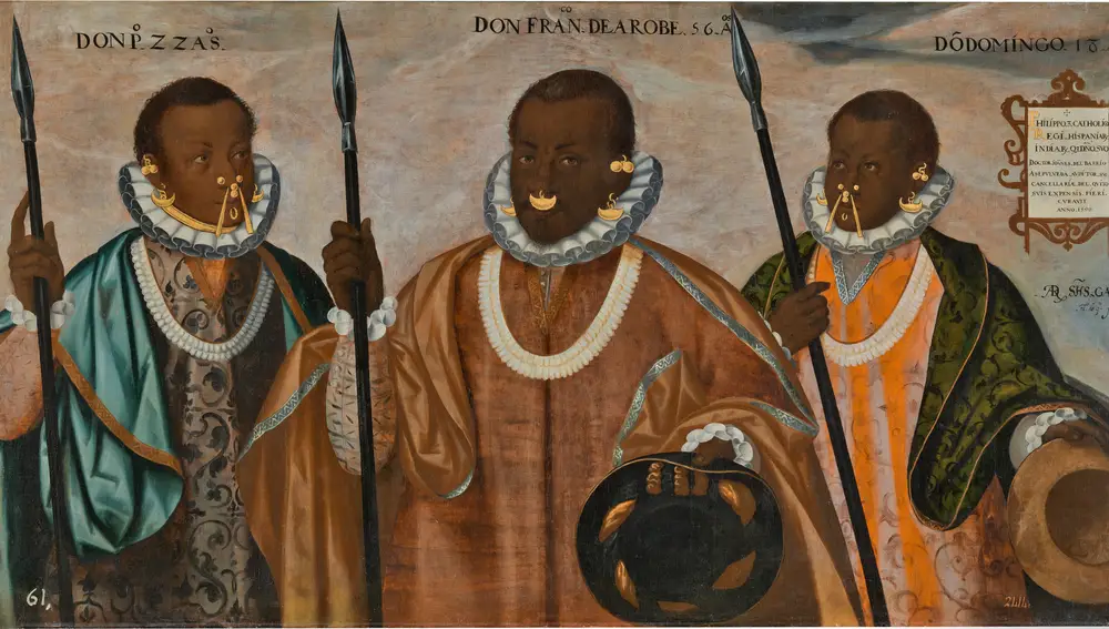 «Los tres mulatos de Esmeraldas» (1599), de Sánchez Galque