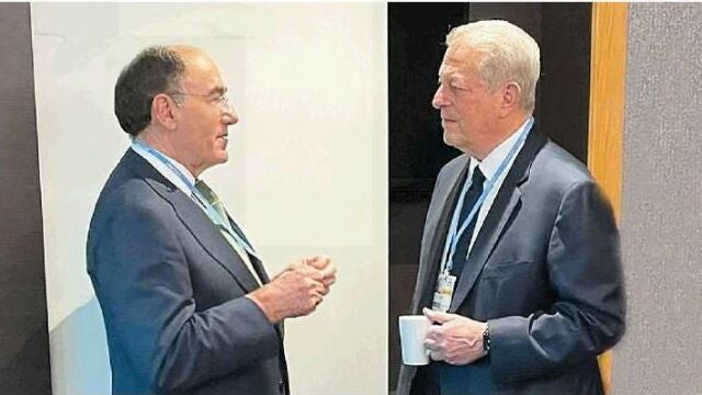 Ignacio Galán, presidente de Iberdrola junta a Al Gore