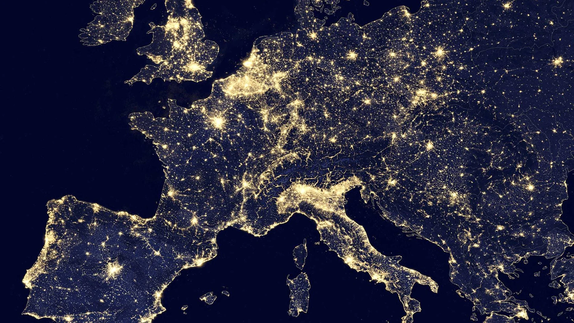 Mapa eléctrico de Europa