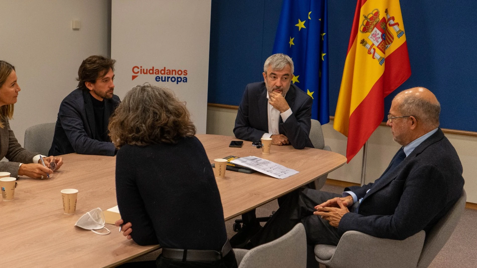 Francisco Igea participa en un encuentra de Ciudadanos en Bruselas
