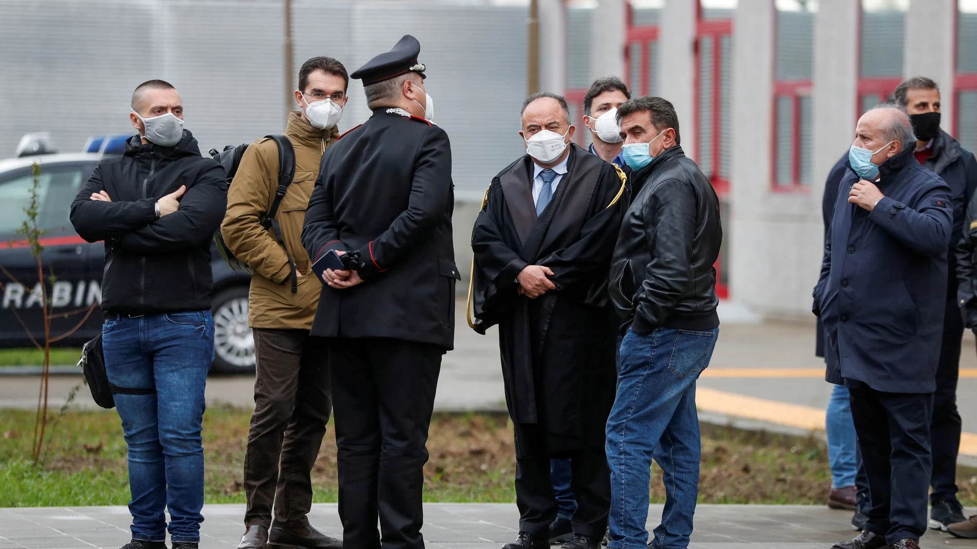 El fiscal Nicola Gratteri durante una vista contra miembros de la mafia calabresa 'Ndrangheta en enero