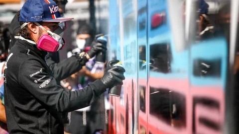 Fernando Alonso, en el Autódromo Hermanos Rodríguez