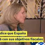 Calviño dice que España cumplirá con sus objetivos fiscales