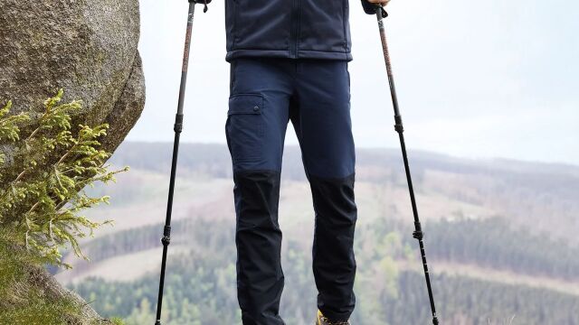 Bastones de aluminio para trekking