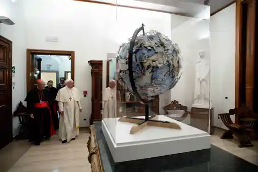 El espacio de exposiciones de la Biblioteca Apostólica Vaticana que inauguró el Papa Francisco se puede visitar