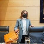 La consejera de Educación, Rocío Lucas, presenta los presupuestos para 2022 de su departamento ante la Comisión de Economía y Hacienda de las Cortes
