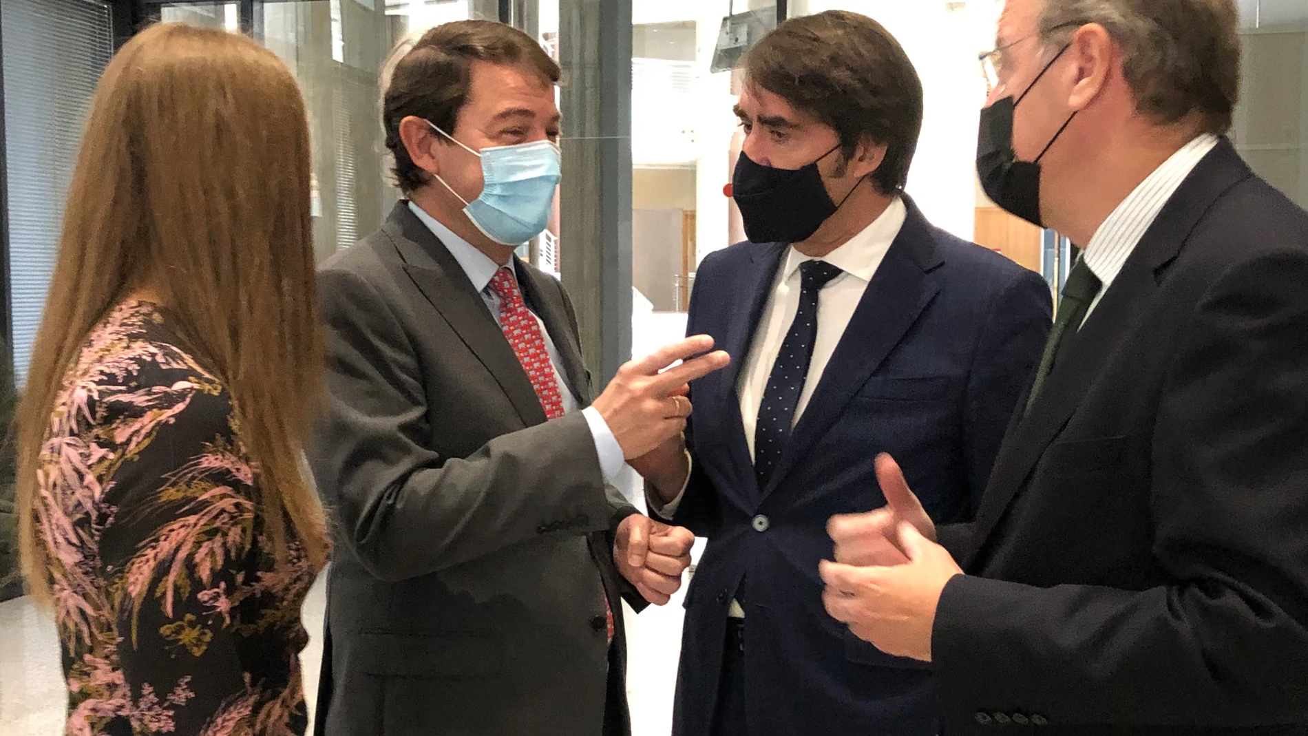 El presidente de la Junta, Alfonso Fernández Mañueco, visita León, junto al consejero de Fomento y Medio Ambiente, Juan Carlos Suárez-Quiñones y el senador Antonio Silván