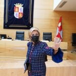 La consejera de Sanidad, Verónica Casado, presenta los presupuestos para 2022 de su departamento ante las Cortes regionales