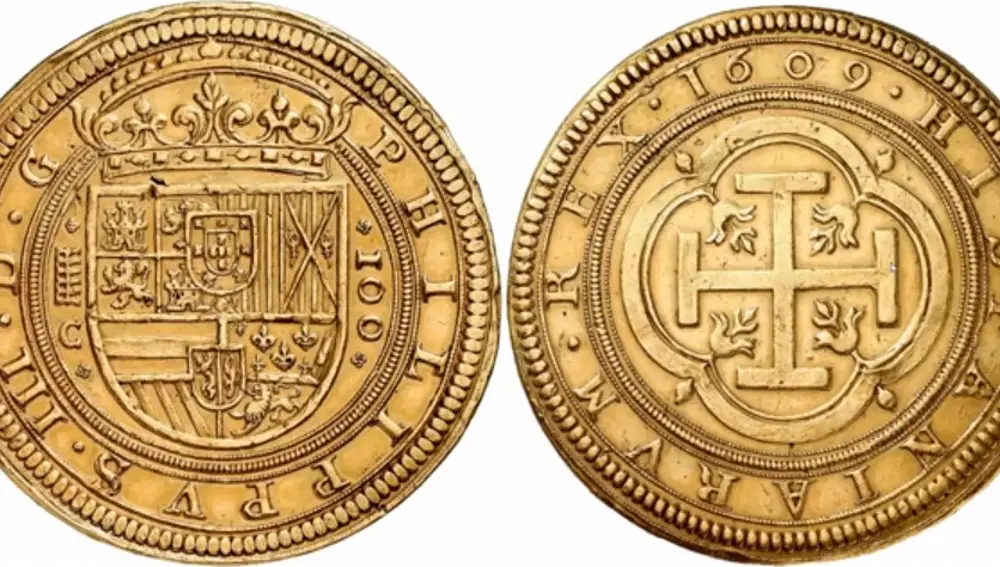 Centén segoviano fabricado durante el reinado de Felipe III (1568/1621)