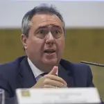 El secretario general del PSOE-A y alcalde de Sevilla, Juan Espadas