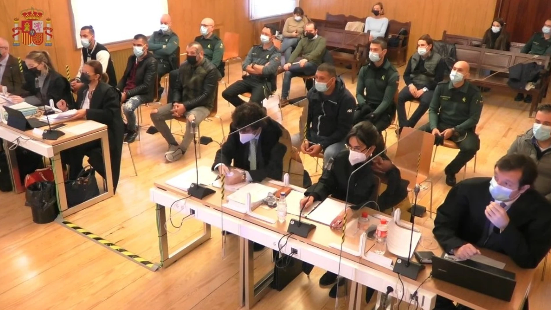 Octava sesión en la que las acusaciones han expuesto sus informes definitivos en el juicio con jurado por el robo y crimen de la Plaza Circular de Valladolid.EUROPA PRESS11/11/2021