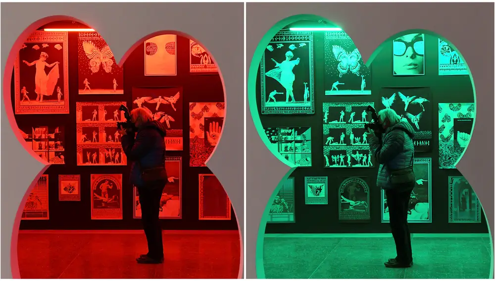 Exposición retrospectiva del diseñador gráfico Victor Moscoso que puede verse en el Musac