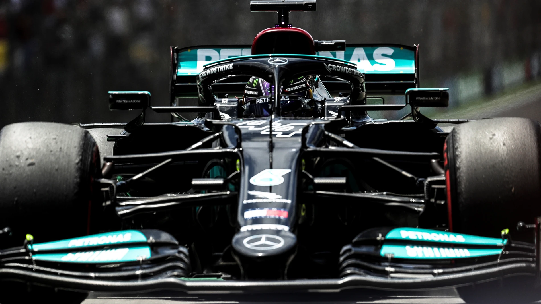 El británico Lewis Hamilton, este fin de semana e el circuito de Sao Paulo (Brasil)