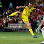 El delantero de la selección sueca de fútbol Zlatan Ibrahimovic.