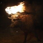 Celebración del tradicional Toro Jubilo en Medinaceli