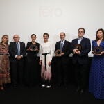 Miembros de la Fundación, del jurado y premiados en el acto de entrega de las XXI Becas Fero