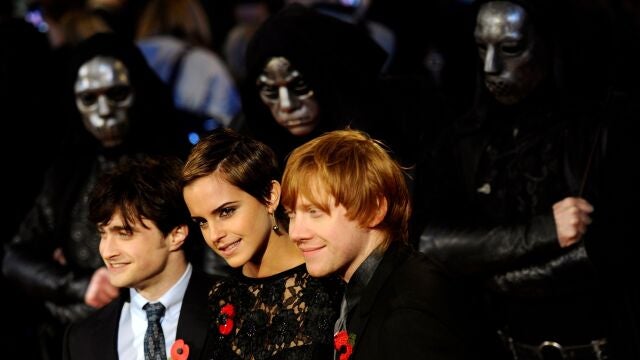 Daniel Radcliffe, Emma Watson y Rupert Grint