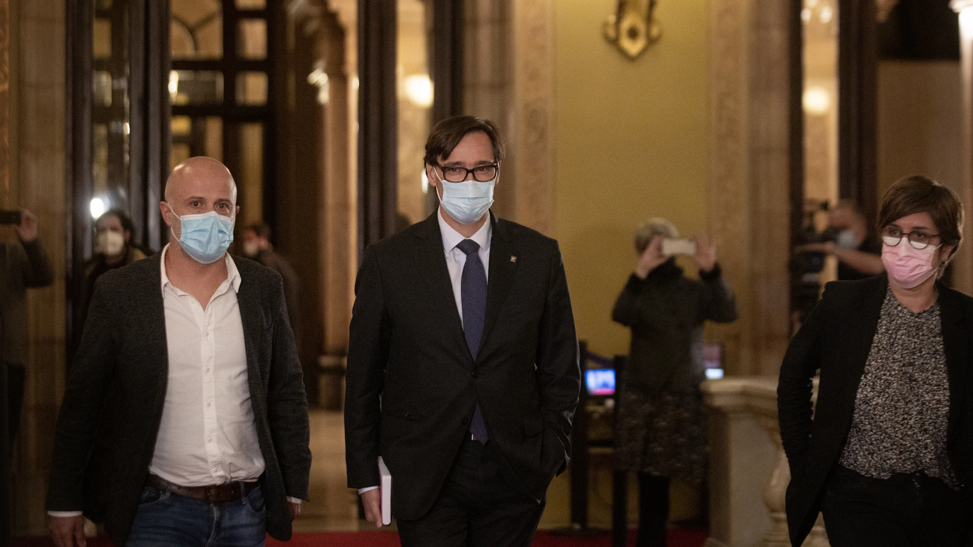 El líder del PSC en el Parlament, Salvador Illa.