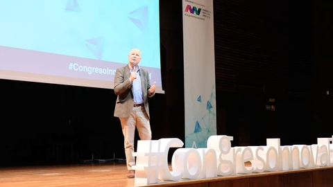 El consejero de Educación, Javier Imbroda, durante el congreso de innovación educativa celebrado la pasada semana en Málaga