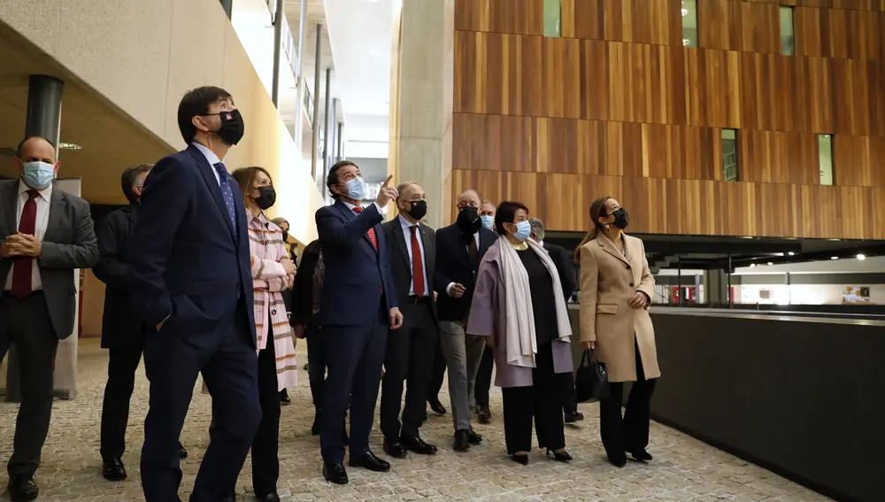 El presidente de la Junta, Alfonso Fernández Mañueco, la alcaldesa Clara Luquero; y el rector de la UVa, Antonio Largo, inauguran oficialmente la Fase II del Campus de la Universidad de Valladolid en Segovia