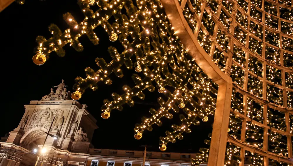 Luces de navidad de Lisboa