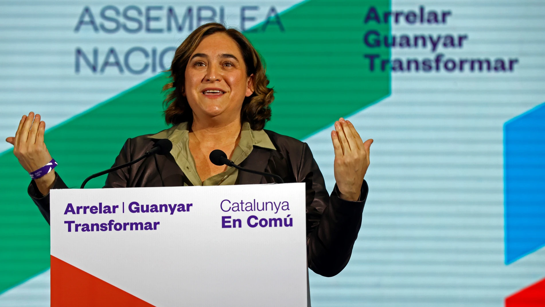 La líder de los comunes y alcaldesa de la capital catalana, Ada Colau.