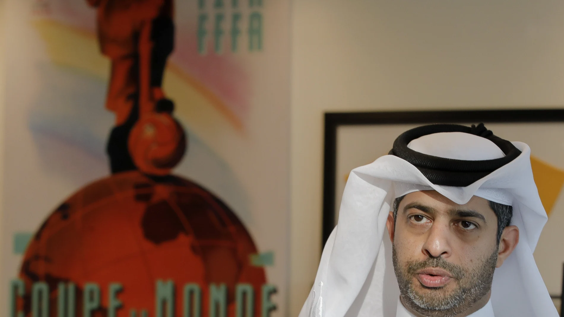 Nasser al-Khater, director del comité organizador de Qatar 2022