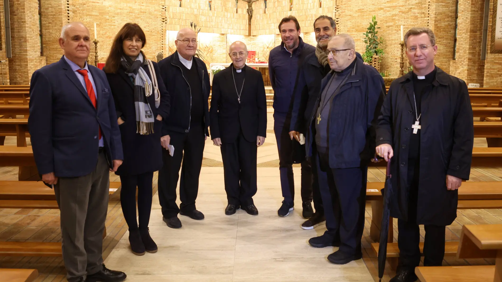 Visita de la delegación vallisoletana al Centro Ecunémico de Lavinio en Italia