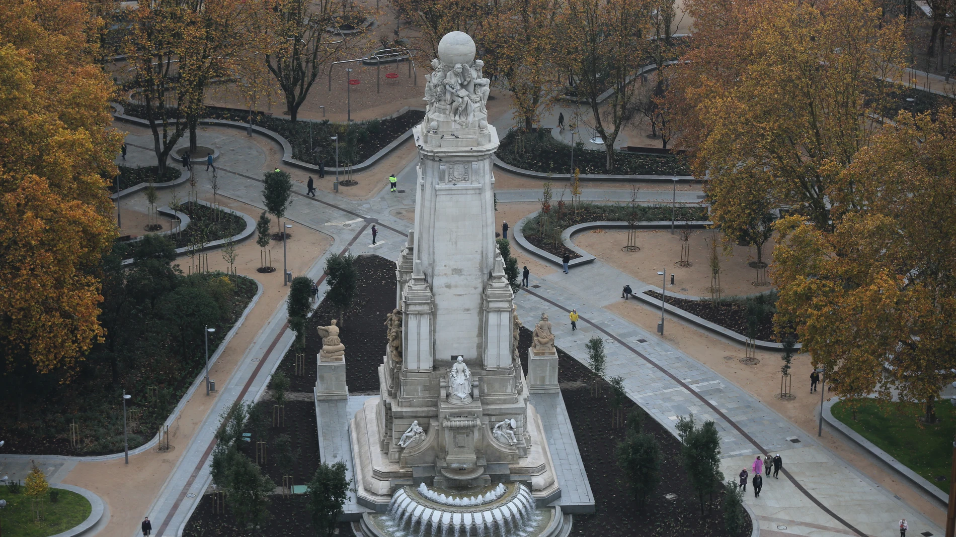 Vista general de la nueva Plaza de España