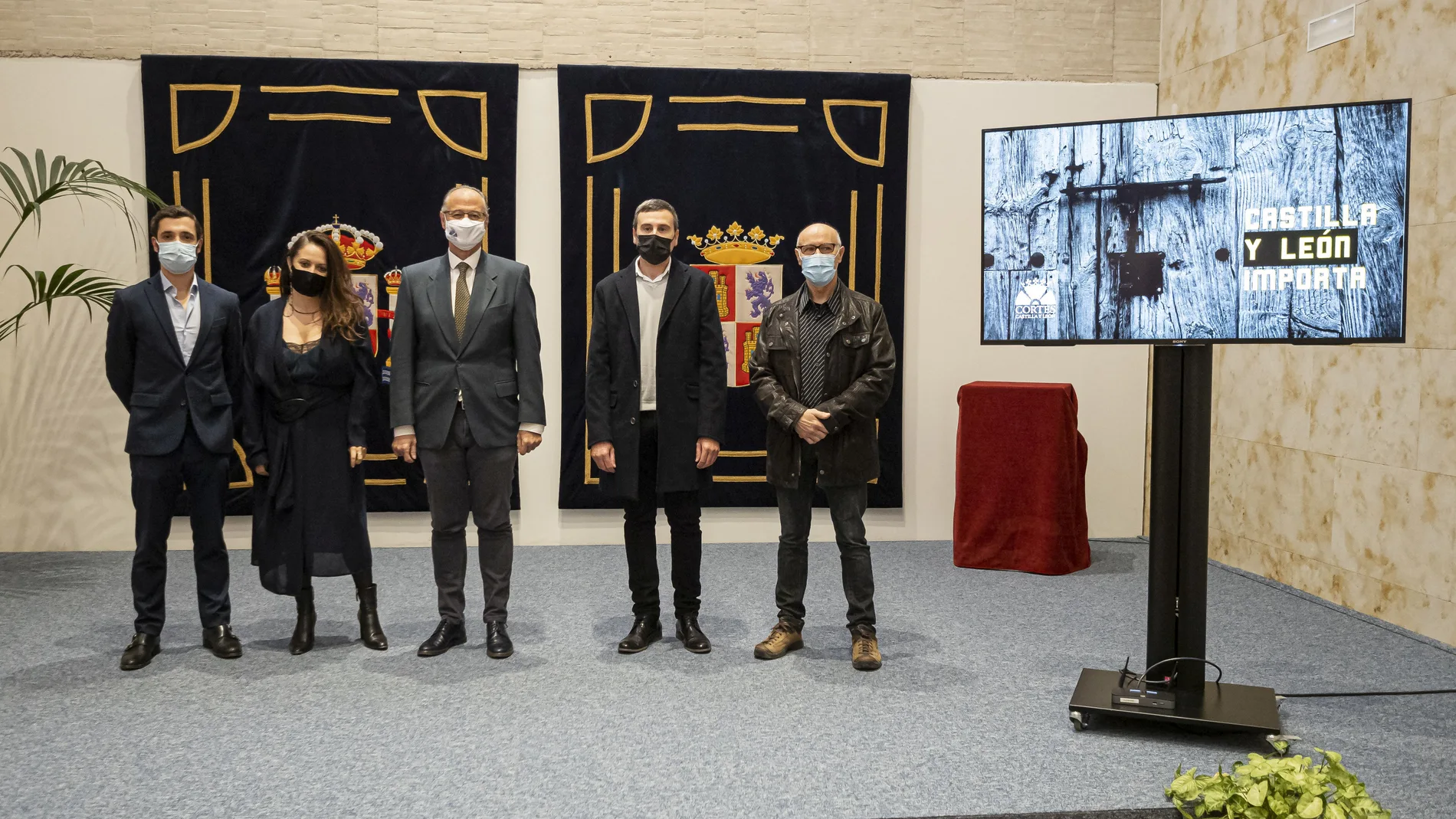 El presidente de las Cortes regionales, Luis Fuentes, durante la jornada "Castilla y León Importa"