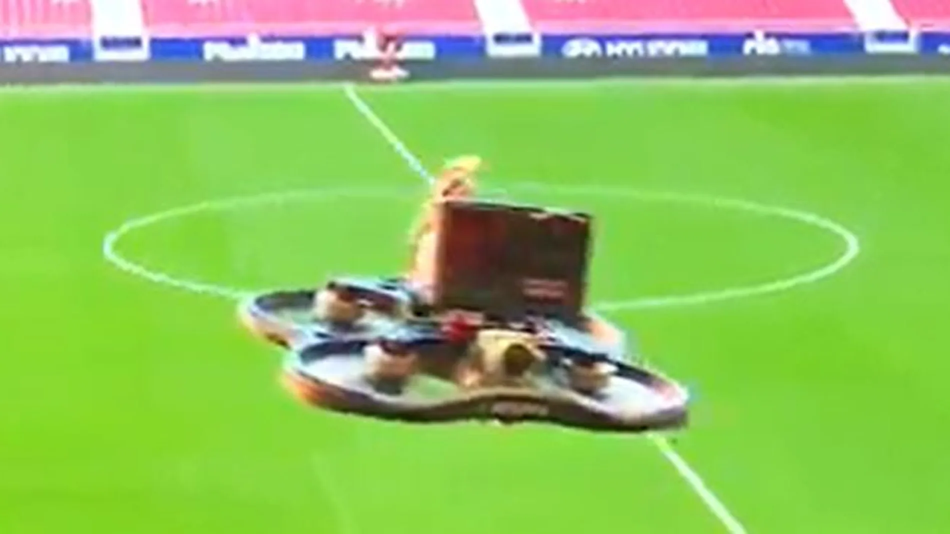 El dron que recorrerá todo los secretos de los estadios de LaLiga