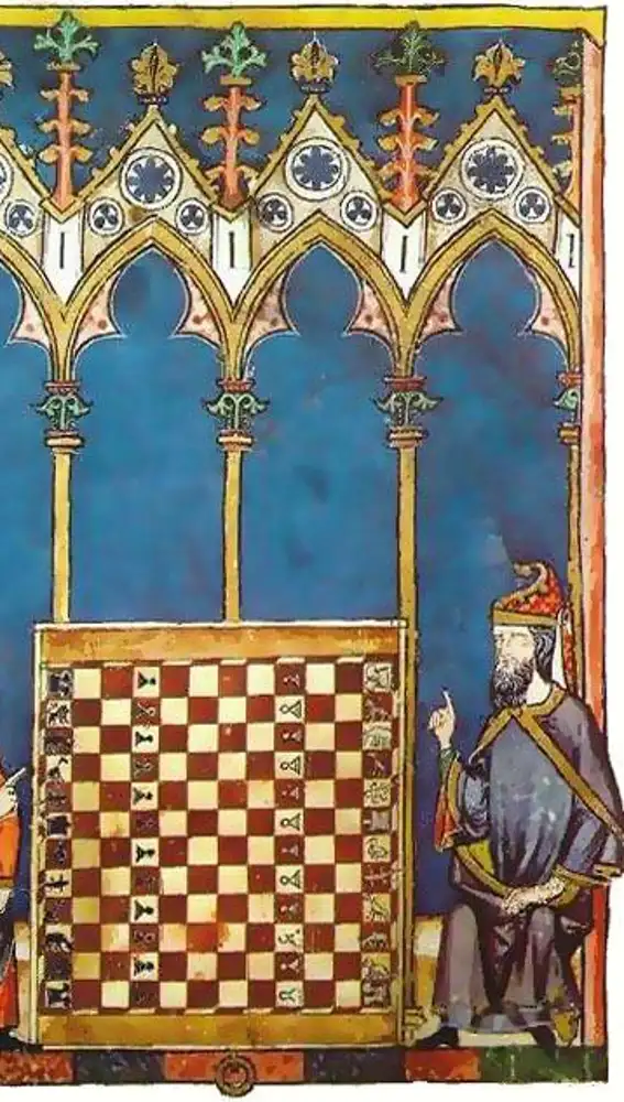 Sefardíes jugando al ajedrez. Libro de los juegos (1251-1283), encargado por el rey Alfonso X.