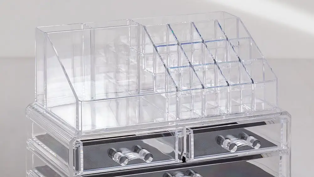 Organizador de maquillaje transparente Meicap, de Sklum