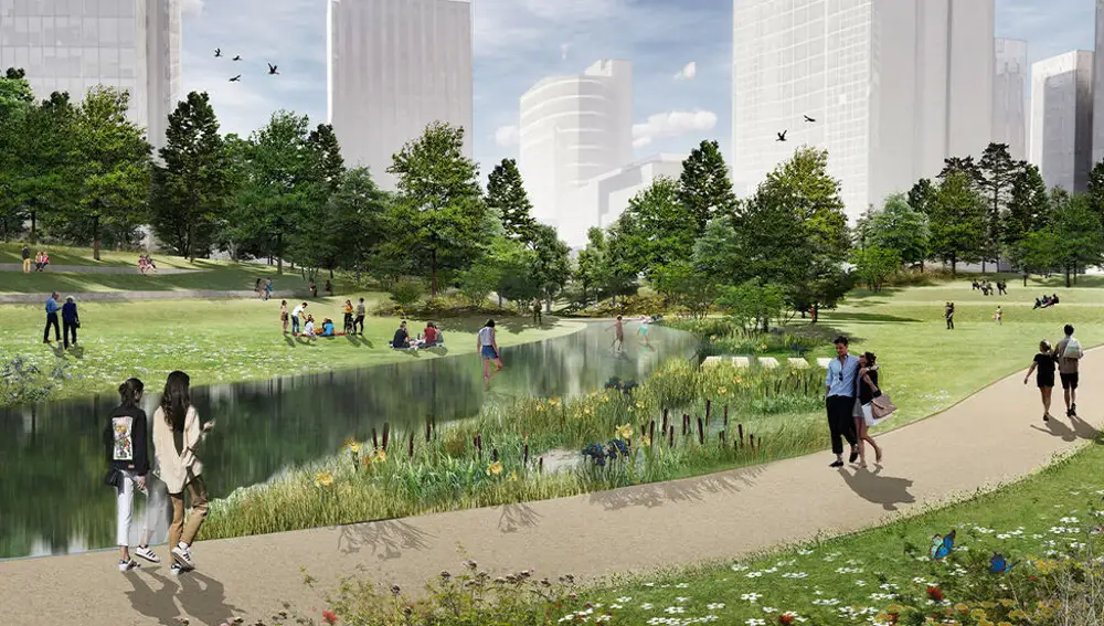 Espacio natural en el proyecto planteado por Renazca