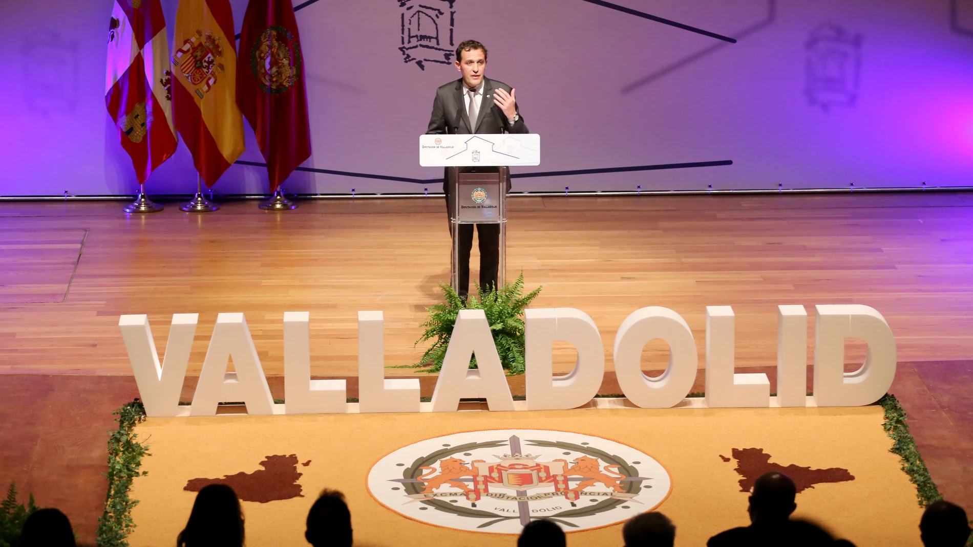 El presidente de la Diputación de Valladolid, Conrado Íscar, en el Día de la Provincia