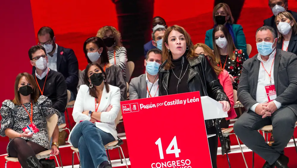 La vicesecretaria general del PSOE, Adriana Lastra