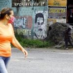 Mural de Nicolás Maduro en Naguanagua, Carabobo, Venezuela29/11/2021