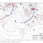 Mapa de isobaras facilitado por la Aemet previsto para el 01/12/2021