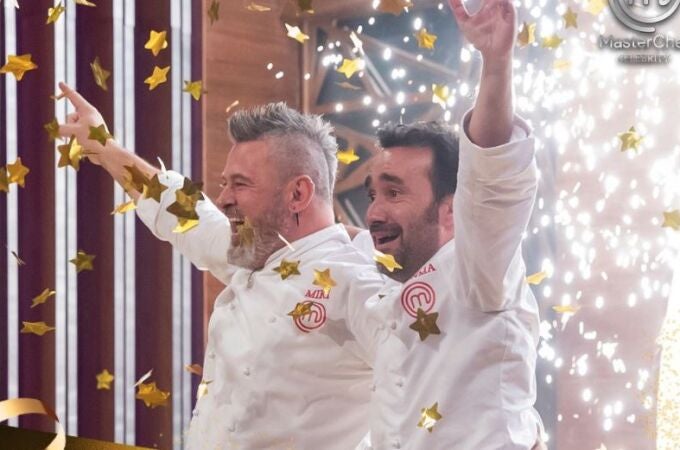 Miki Nadal y Juanma Castaño, ganadores de Masterchef