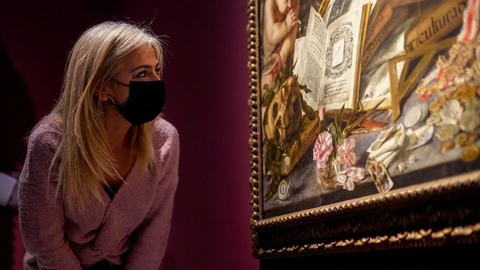 La consejera de Cultura y Patrimonio Histórico, Patricia del Pozo, en la inauguración de la exposición 'Valdés Leal (1622-1690) en el Museo de Bellas Artes. JUNTA DE ANDALUCÍA