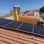 Instalación de placa fotovoltaica en una vivienda