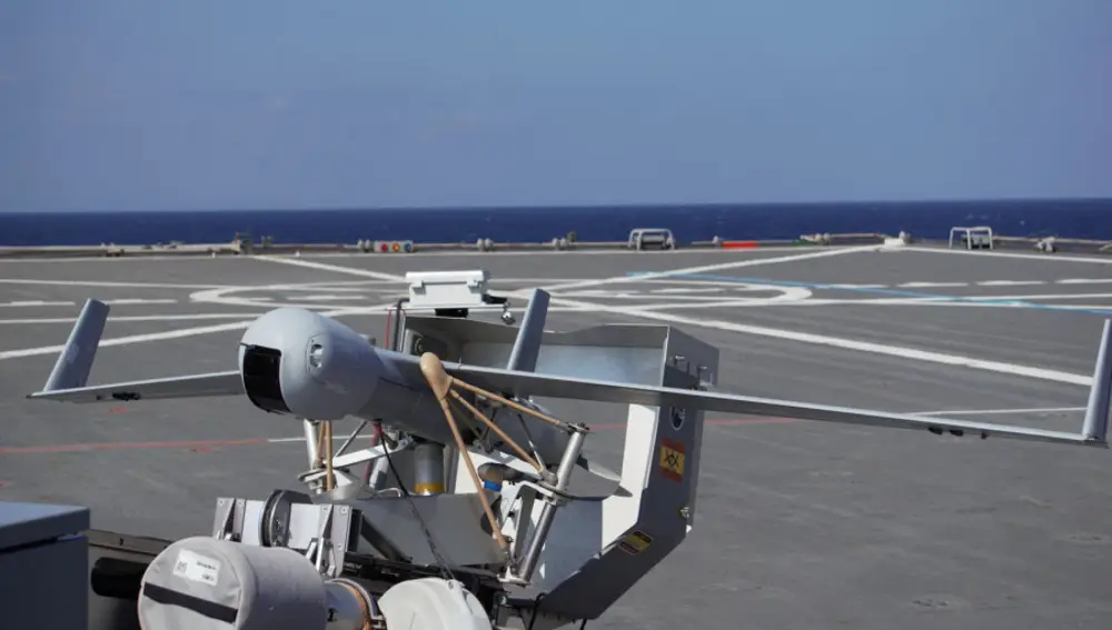 Sistema de lanzamiento Scan Eagle de la Armada