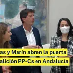 Arrimadas y Marín abren la puerta a listas conjuntas Cs-PP para reeditar el Gobierno andaluz