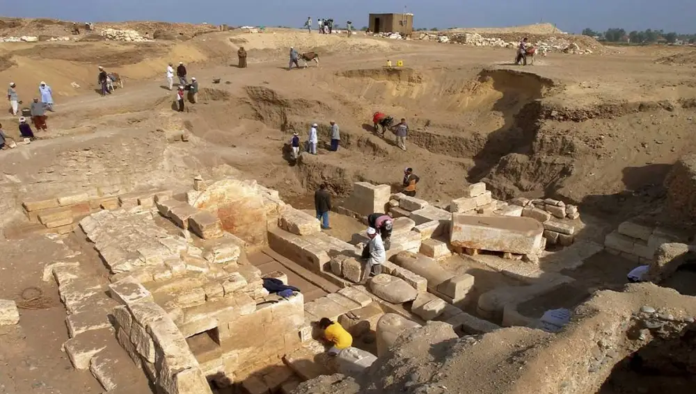 En la ciudad de Osiris, llevan más de 30 años de excavaciones