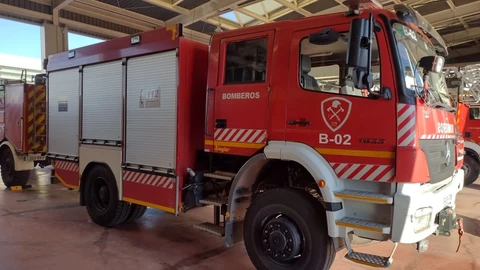 Camión del Consorcio Provincial de Bomberos de Málaga