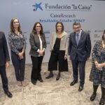 Eduard Gratacós, Josefin Berg, Fàtima Crispi, Àngel Font, Francesca Crovetto y M. Carmen González Sánchez en la presentación del estudio